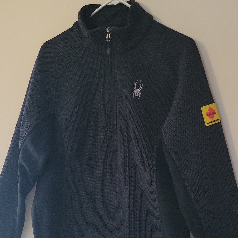 Spyder Black Men's/Women's Unisex Sweater